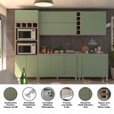 Ver imagem 4 de Cozinha Completa 7 Peças com Tampo Lis Luciane Móveis