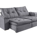 Ver imagem 2 de Sofá Retrátil e Reclinável 5 Lugares M-194 2,90m Molas Ensacadas Pillow Top Estofados Martins