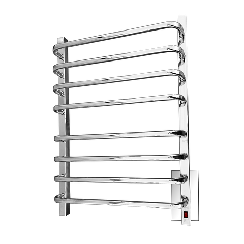 Toalheiro Térmico Grande Cromado 110v Fio Oculto Esquerdo