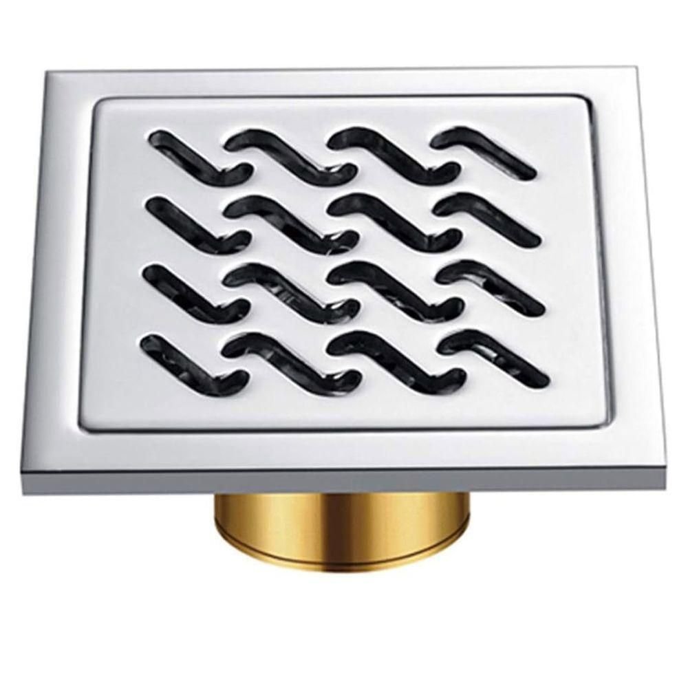 Ralo 10x10 Aço Inox Banheiro Lavabo Anti Odor Anti Inseto Resistente Higienico Seguro Anti Corrosao - 3
