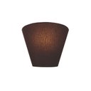 Ver imagem 2 de Arandela Retro Cone Vivare Md-2001 Cúpula em Tecido 25/26x13cm - Bivolt - Café - Bivolt