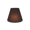 Ver imagem 1 de Arandela Retro Cone Vivare Md-2001 Cúpula em Tecido 25/26x13cm - Bivolt - Café - Bivolt