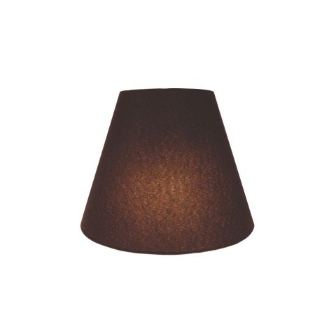 Arandela Retro Cone Vivare Md-2001 Cúpula em Tecido 25/26x13cm - Bivolt - Café - Bivolt