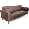 Sofá Gianni | Pé Trapézio & Tecido Acquablock Impermeável | 220cm | Camurça - 2