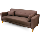 Ver imagem 3 de Sofá Gianni | Pé Trapézio & Tecido Acquablock Impermeável | 220cm | Camurça
