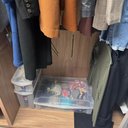 Ver imagem 5 de Kit 3 Caixas Organizadoras 29l Baixa com Tampa Plástica Radical Ordene Multiuso Transparente