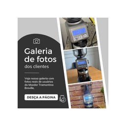 Moedor de Café Tramontina By Breville Express em Aço Inox 60 Níveis de Moagem Tramontina 127v - 9