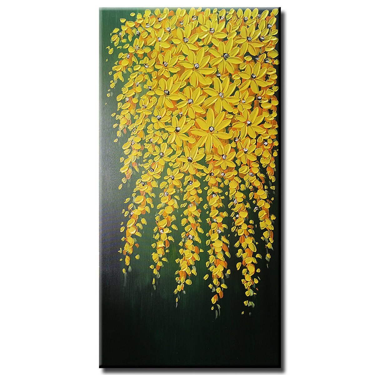 Quadro Pintura Tela emoldurado Quarto 5341: 110cm (A) x 160cm (L) - 4