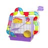 Gaiola Hamster Tubo Luxo Lilás com Suporte Globo + Bebedouro - 3