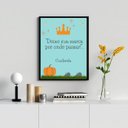 Ver imagem 2 de Quadro Deixe Sua Marca por Onde passar 33x24cm:madeira Preta