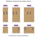 Ver imagem 7 de Quarto de Bebê Completo Berço Americano 3 em 1 Colchão Sonho Multimóveis Mp4643 Branco/madeirado