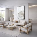 Ver imagem 2 de Canvas Roda Gigante Off White 70x50cm Mold Preta