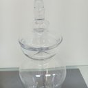 Ver imagem 7 de Potiche Decorativo de Vidro Transparente 40x16x16cm Tampa Enfeite Sala Mesa