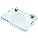 Ver imagem 2 de Porta Sabonete Banheiro Saboneteira de Vidro