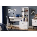 Ver imagem 3 de Escrivaninha Livreiro Home Office Estudo Poli