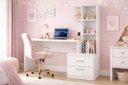 Ver imagem 4 de Escrivaninha Livreiro Home Office Estudo Poli