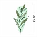 Ver imagem 4 de Adesivo Floral Boho Verde Estilo Nórdico 47x90 Minimalista Mod.03
