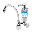 Ver imagem 2 de Torneira Filtro Cozinha Bica Móvel Parede ABS 1085 C-25 ¼ Vol