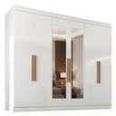 Ver imagem 2 de Guarda-roupa Casal com Espelho 6 Portas 2 Gavetas Paris