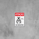 Ver imagem 3 de Combo 6 Placas de Sinalização Atenção Cinto de Segurança Uso Obrigatório 20x30 Acesso - S-207 F9e