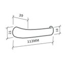 Ver imagem 3 de Fechadura Imab Duna Antique 40mm