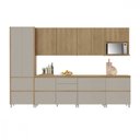 Ver imagem 2 de Cozinha 7 Peças 10 Portas Nesher Rainha Microondas 100% MDF
