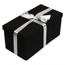 Ver imagem 1 de Caixa de Presente Luxuosa Natalina com Laço Prata
