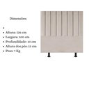 Ver imagem 3 de Cabeceira de Cama Solteiro Box 100 Cm Karla Suede Rosa