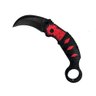 Canivete Karambit Super Knife Black Red - Zh003 - 1