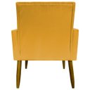 Ver imagem 7 de Kit 8 Poltronas Decorativas para Sala Mari Suede Cores Pé Palito Castanho
