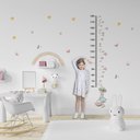 Ver imagem 1 de Régua Medidora de Crescimento Infantil Arco Íris Floral Menina