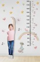 Ver imagem 2 de Régua Medidora de Crescimento Infantil Arco Íris Floral Menina