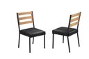 Ver imagem 6 de Conjunto Sala de Jantar Londres 1200x900 c/ 4 Cadeiras 1500 - Courino Preto Fosco / BP Proa