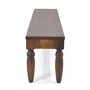 Ver imagem 3 de Banco de Madeira Maciça 200cm Pés Torneados Flora Canela