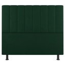Ver imagem 5 de Kit Cabeceira E Baú Cama Box King 195Cm Suede Verde