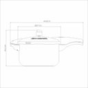 Ver imagem 4 de Panela de Pressão Tramontina Vancouver Effrect 6 Litros 24 Cm Vermelho em Alumínio Starflon Max