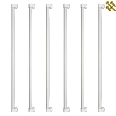 Kit 6 Puxador 416mm Alumínio Móveis Gaveta Armário Cozinha