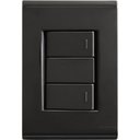 Ver imagem 1 de Conjunto 4x2 com 2 Interruptores Simples 10 a 250 V Tramontina Liz Grafite