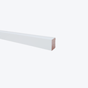Ver imagem 2 de Kit 10 Brs - 21 Metros de Cordão / Rodameio / Rodapé 02 cm em MDF Branco