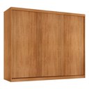 Ver imagem 2 de Guarda-Roupa Casal 100% MDF com 3 Portas de Correr 182cm Multimóveis CR35529 Madeirado