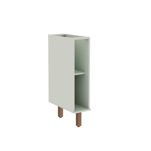 Balcão para Cozinha Modulada 20cm Nicho e 1 Prateleira Mdf Cor:mint