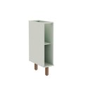 Ver imagem 1 de Balcão para Cozinha Modulada 20cm Nicho e 1 Prateleira Mdf Cor:mint