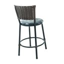 Ver imagem 7 de Kit 2 Banquetas Baixa de Cozinha Encosto Junco