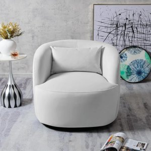 Poltrona Orgânica Maitê Luxo Sala Recepção Decorativa Bouclé