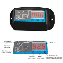 Controlador Temperatura Aquecimento Solar Piscina E Boiler - 2