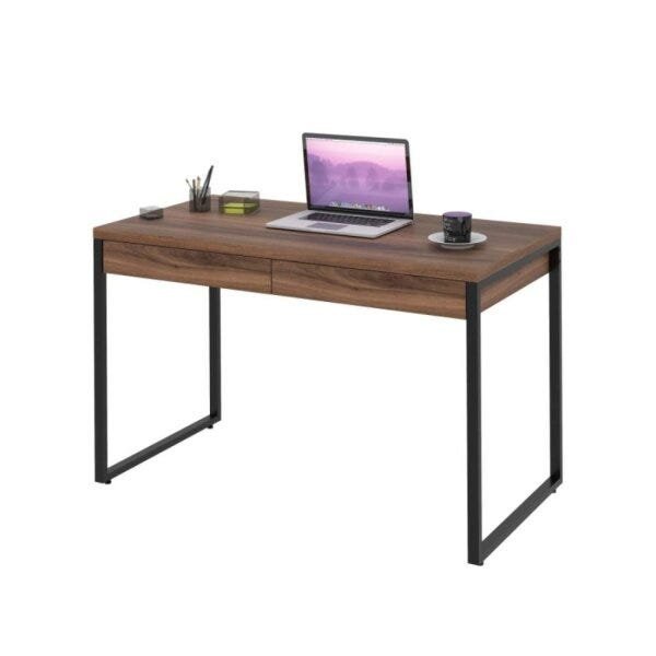 Mesa para Escritório 120cm 2 Gavetas Kuadra  - 3