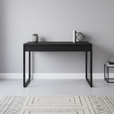 Ver imagem 7 de Escrivaninha Mesa Escritório Kuadra 2 Gavetas 120cm Industrial Preto Ônix