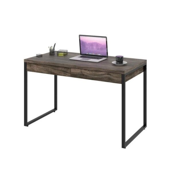 Mesa para Escritório 120cm 2 Gavetas Kuadra  - 3