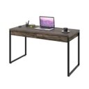 Ver imagem 3 de Escrivaninha Mesa Escritório 135cm 2 Gavetas Kuadra