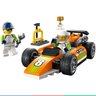 Brinquedo LEGO City Carro de Corrida Laranja Blocos de Montar Infantil Criança 4+ Anos - 6